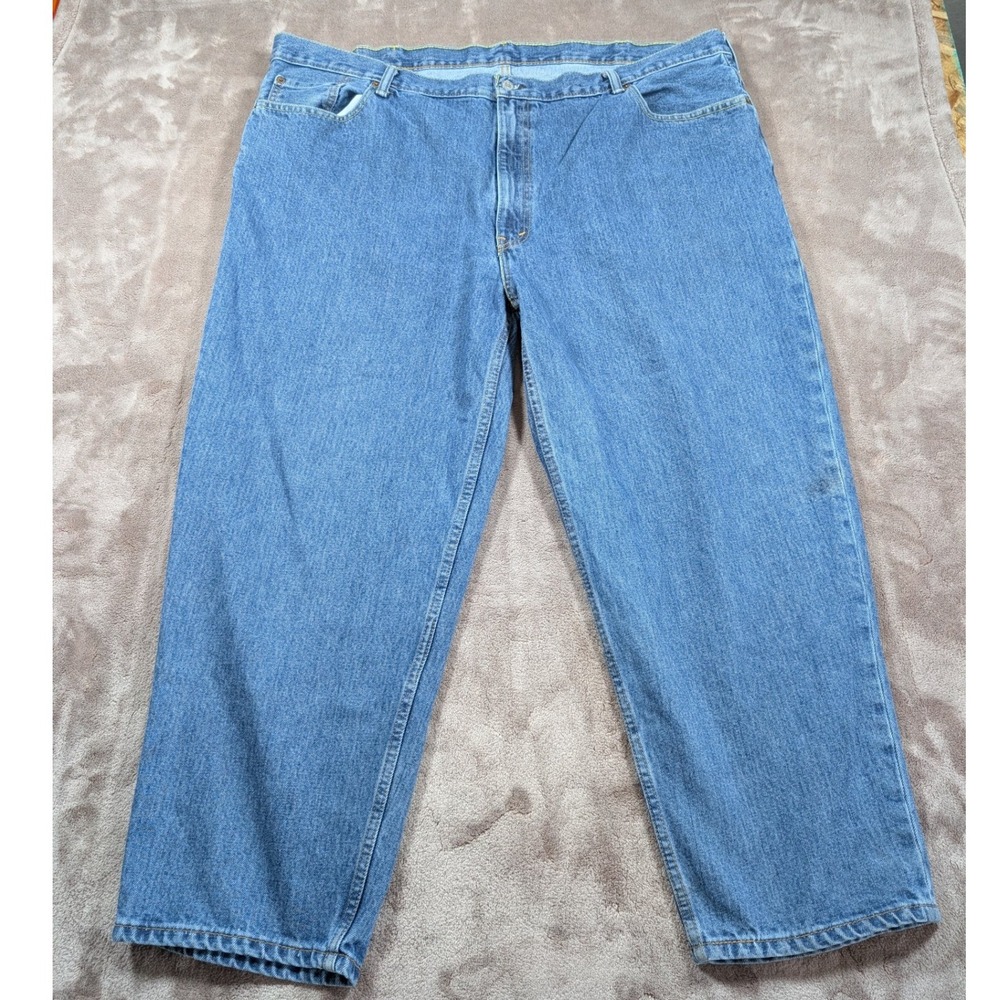 Levis 560 Comfort Fit Jeans Mens 48x29 Blue Relaxed Tapered Denim Pants